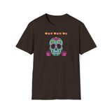 Limited Edition Fall Sugar Skull Benchas soft style t-shirt - Big Benchas
